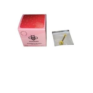 Honeybalm Strawberry Lip Balm + Silicone Lip Applicator | Moisturizing Lip Care